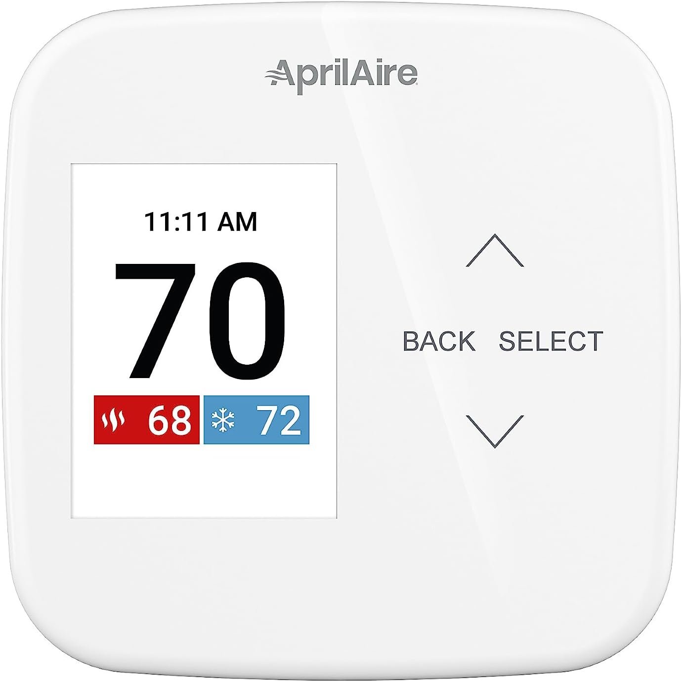 AprilAire S86WMUPR Wi-Fi Programmable Thermostat, Multi-Stage Universal with IAQ Control,