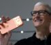 Apple CEO Tim Cook holds up a new iPhone 17 Pro