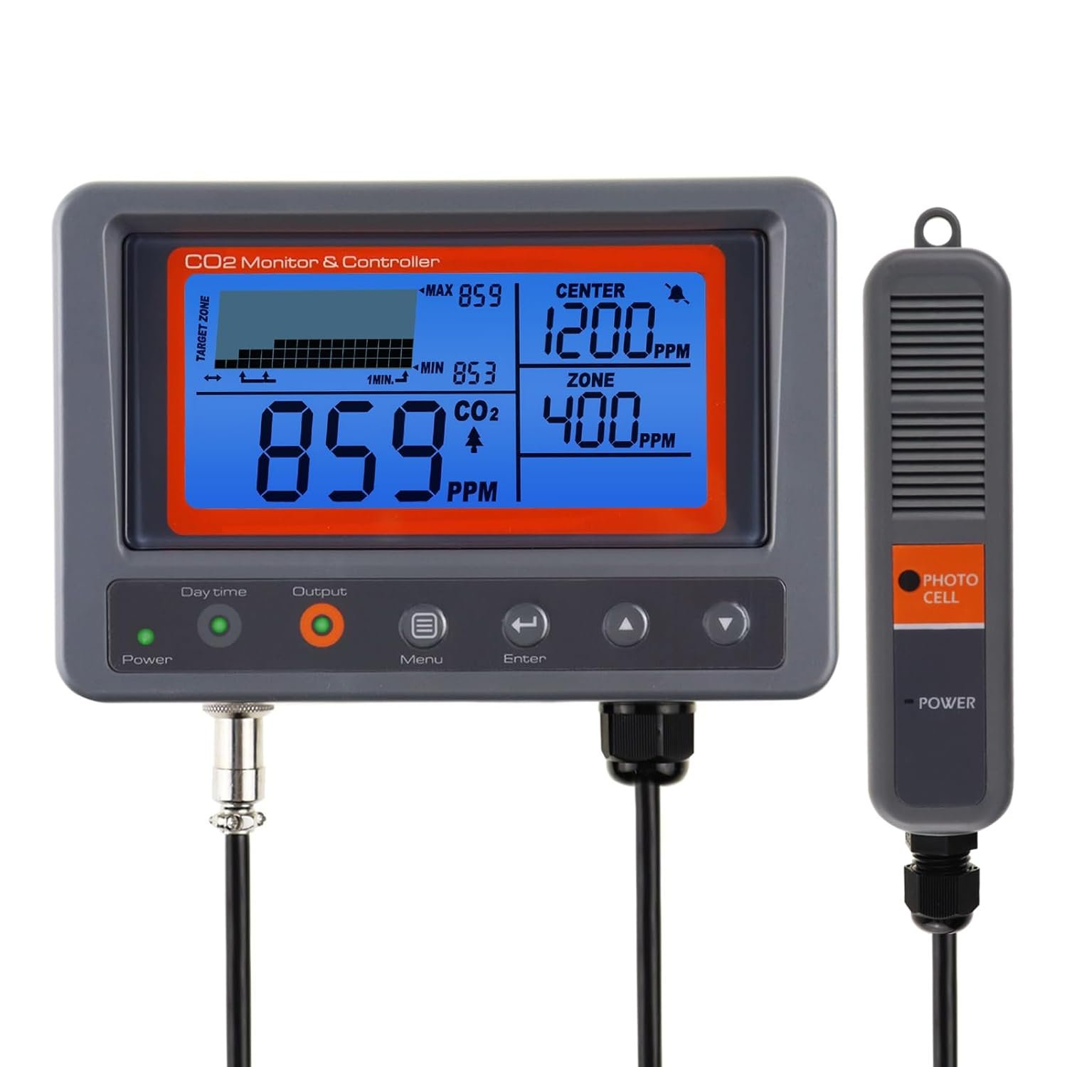 CO2 Controller Carbon Dioxide Controller Air Quality Monitor CO2 Meter