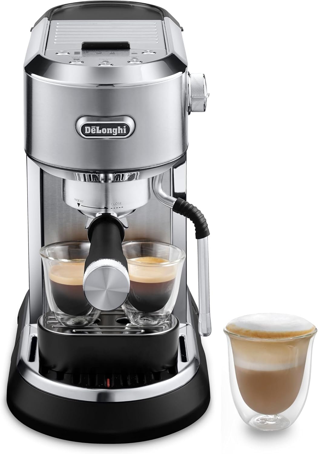 De’Longhi Dedica Maestro Espresso Machine with Milk Frother, 15-Bar Pump