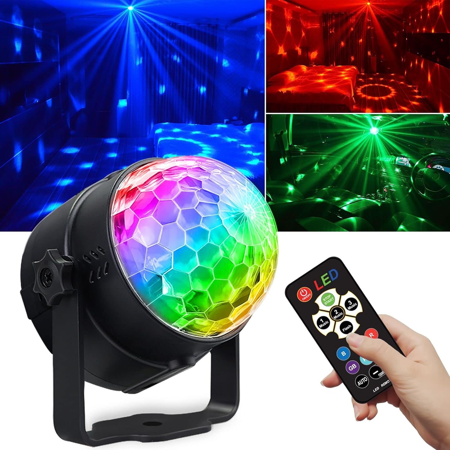 Disco Ball Light, Party Favors & Decorations, USB LED Mini