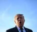 US President Donald Trump addresses the media on the tarmac after arriving at Paris Orly Airport.