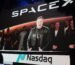 Elon Musk, founder and CEO of SpaceX, speaks via video before the ringing of opening bell at the Nasdaq Marketsite at the launch of the company's initial public offering (IPO) on June 12, 2026