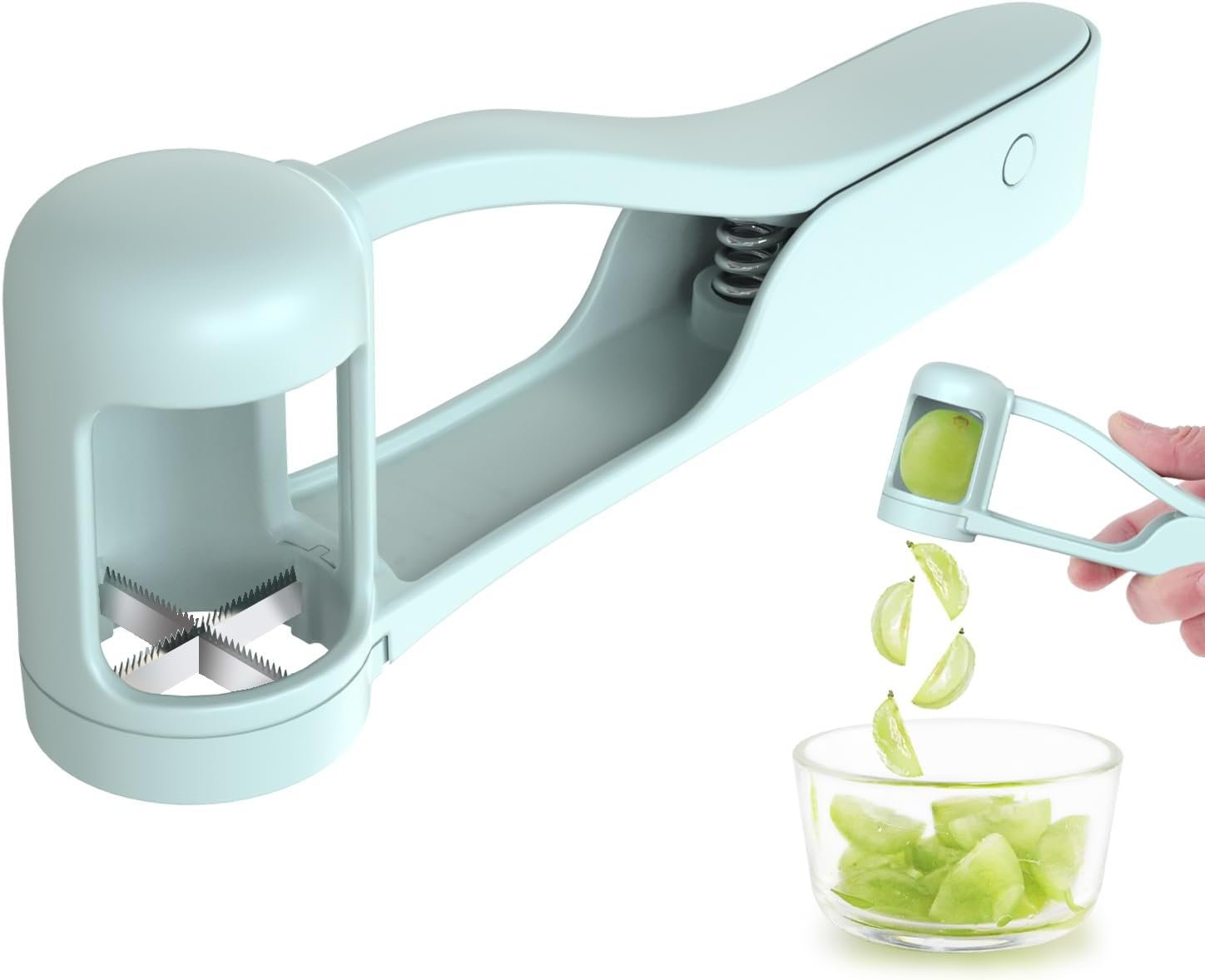Luvan Grape Cutter for Toddlers, Grape Slicer for Baby, Grape