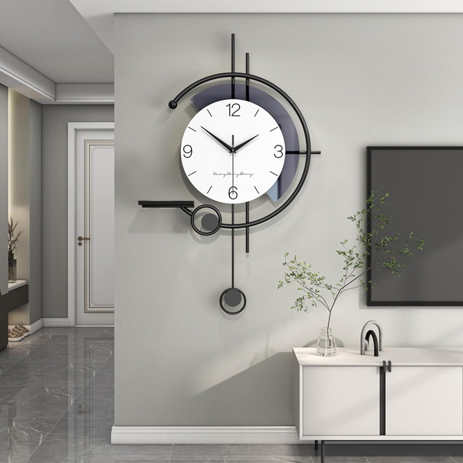 Modern Wall Clock Large Minimalist Decorative Wall Clocks Creativity Silent