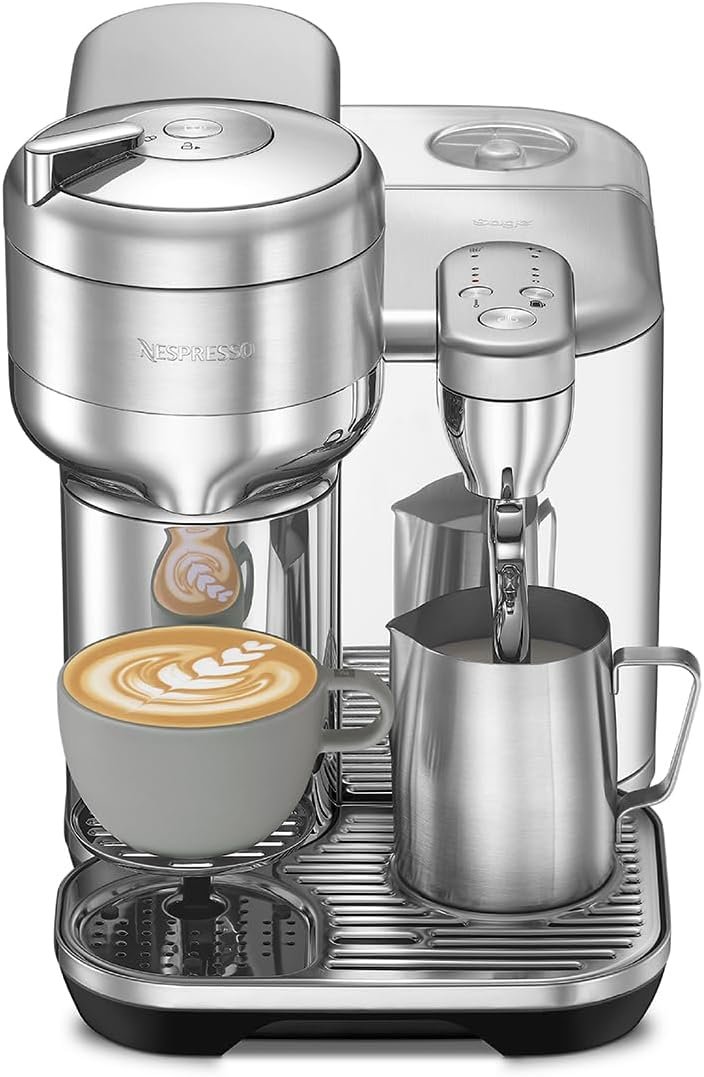 Nespresso Vertuo Creatista Coffee and Espresso Maker by Breville, Brushed