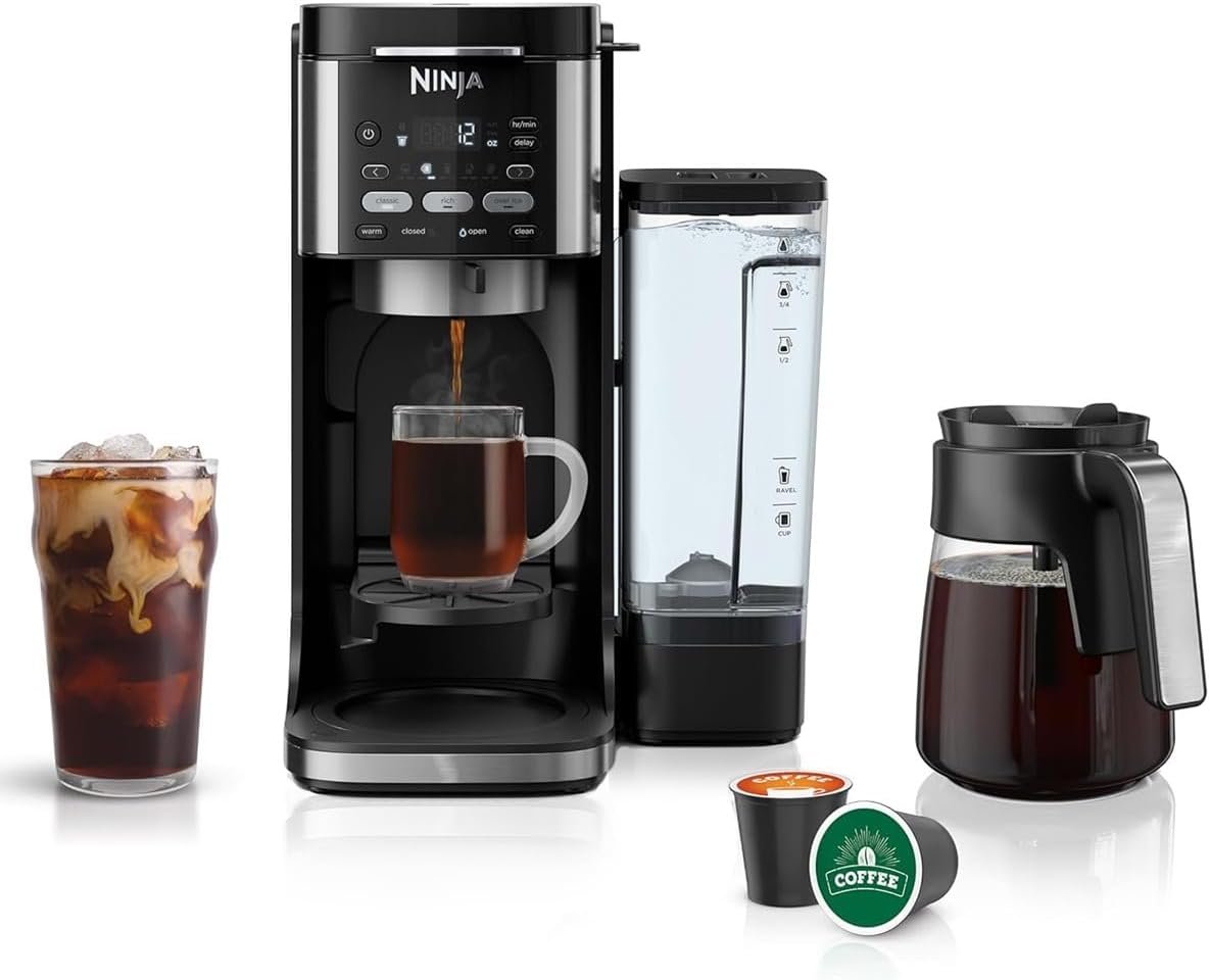 Ninja (Refurbished) Drip Coffee Maker | DualBrew Pro Hot &