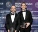 Demis Hassabis and John Jumper attend the 10th Breakthrough Prize Ceremony at the Oscars