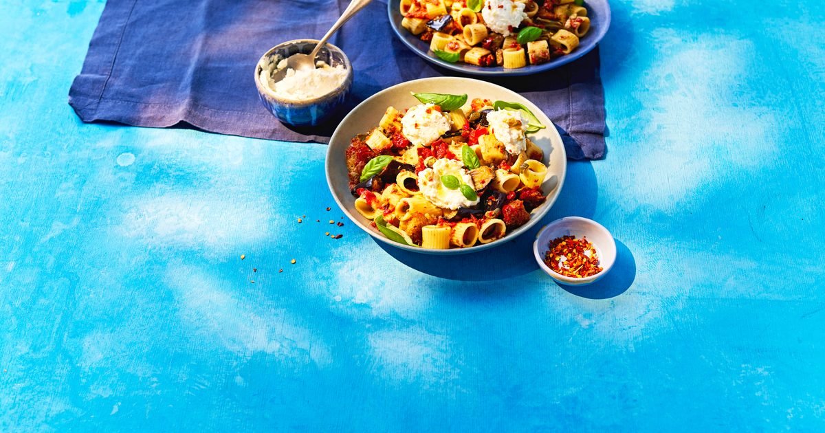 Pasta salad alla norma | Good Food