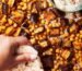 Peri-peri roasted aubergine with herby yogurt