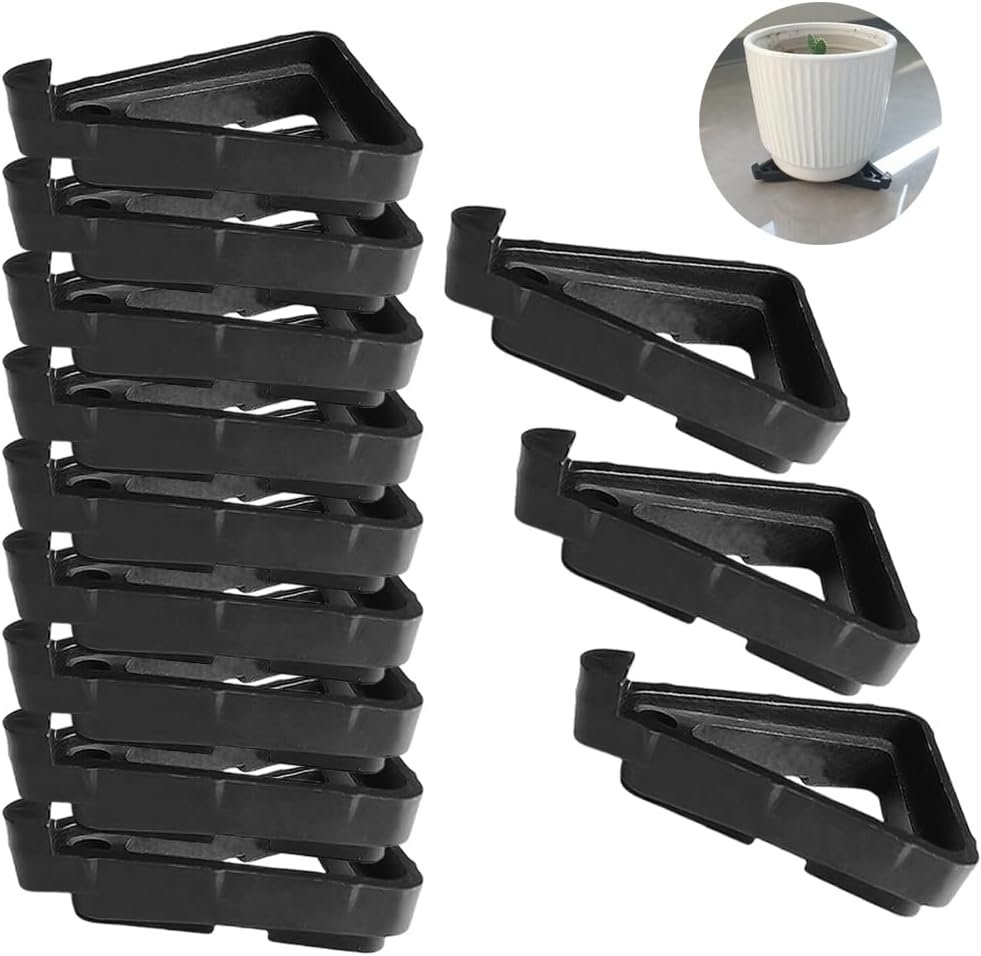Pot Feet for Outdoor Planters,Invisible Breathable Pot Stands Toes Lifters