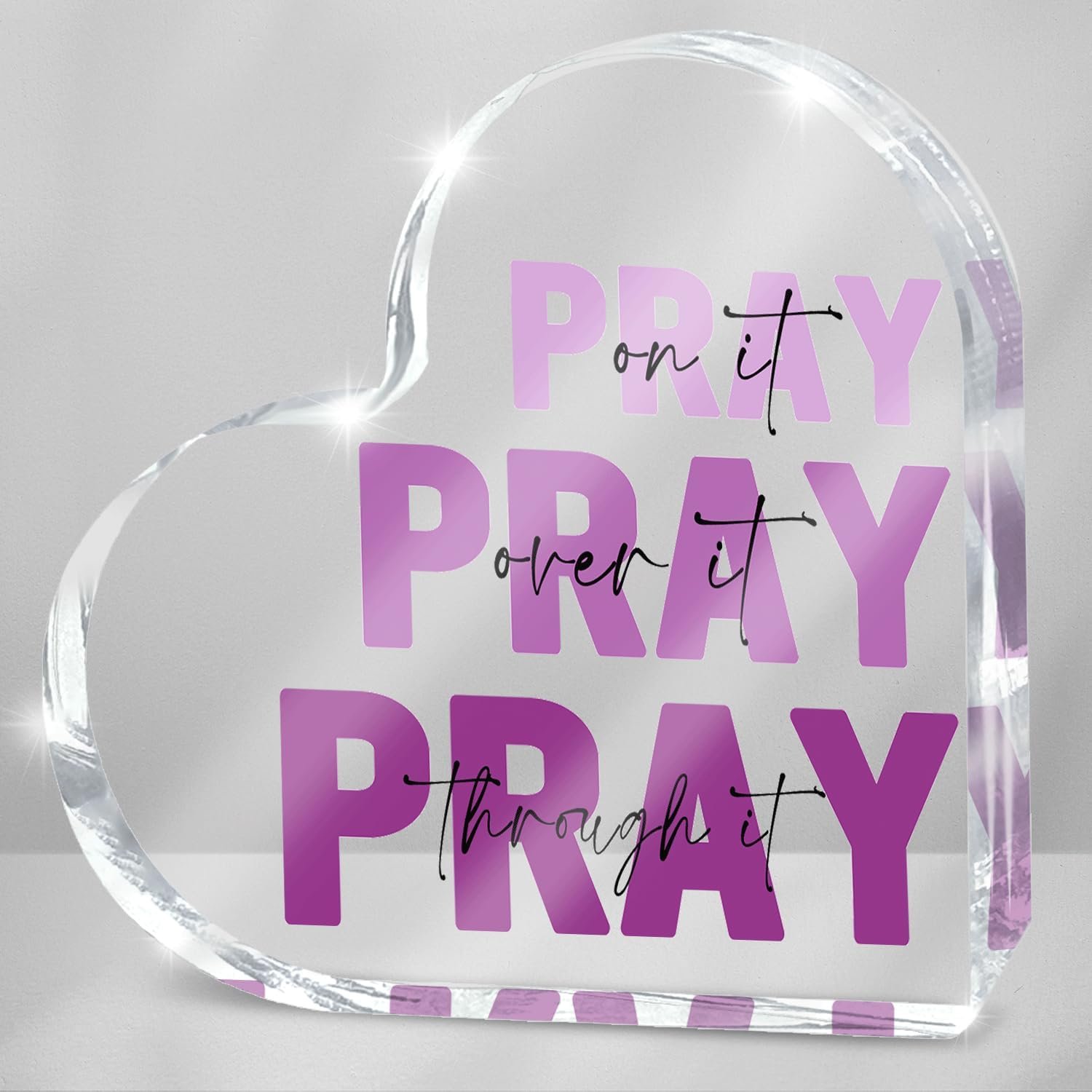 Purple Christian Gifts for Women, Religious Plaques Christian Woman Decor