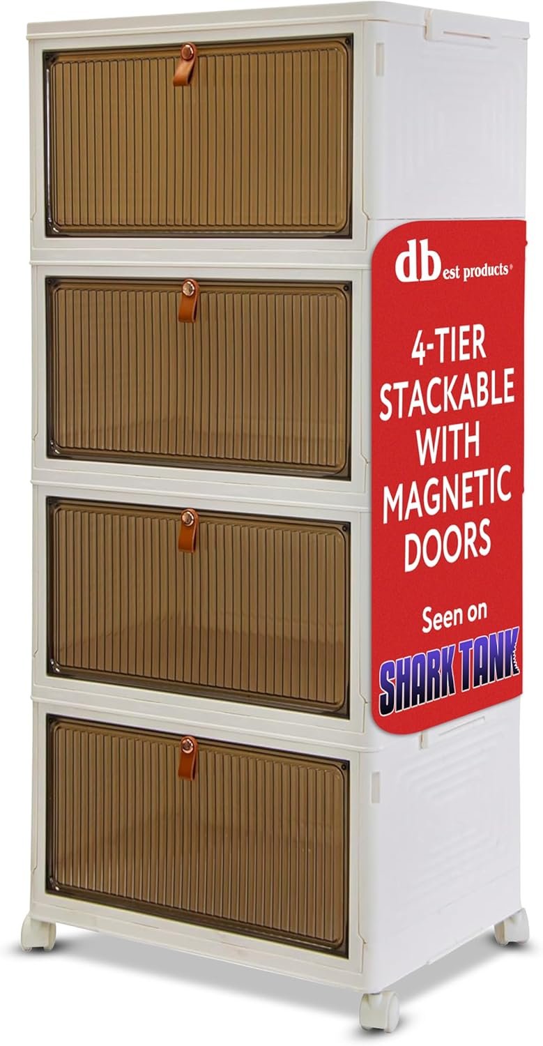 Quik Box Sport 4-Tier Stackable Storage Organizer - 24 Gallon