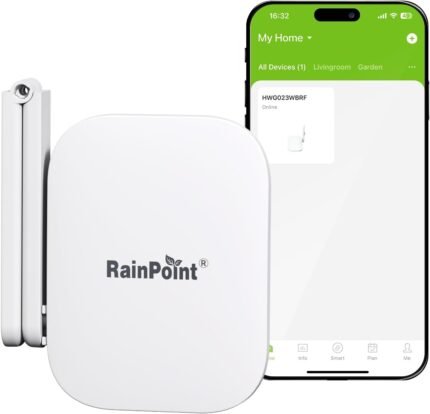 RAINPOINT Antenna Gateway for WiFi Water Timer, Sprinkler Controller, Smart Hose Timer Valve, Drip Irrigation for Garden, Lawn, and Yard