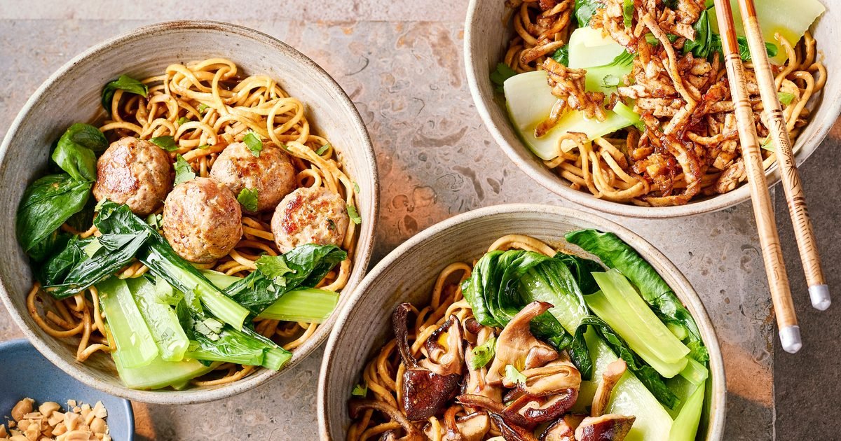 Saucy dan-dan-style noodles recipe | Good Food
