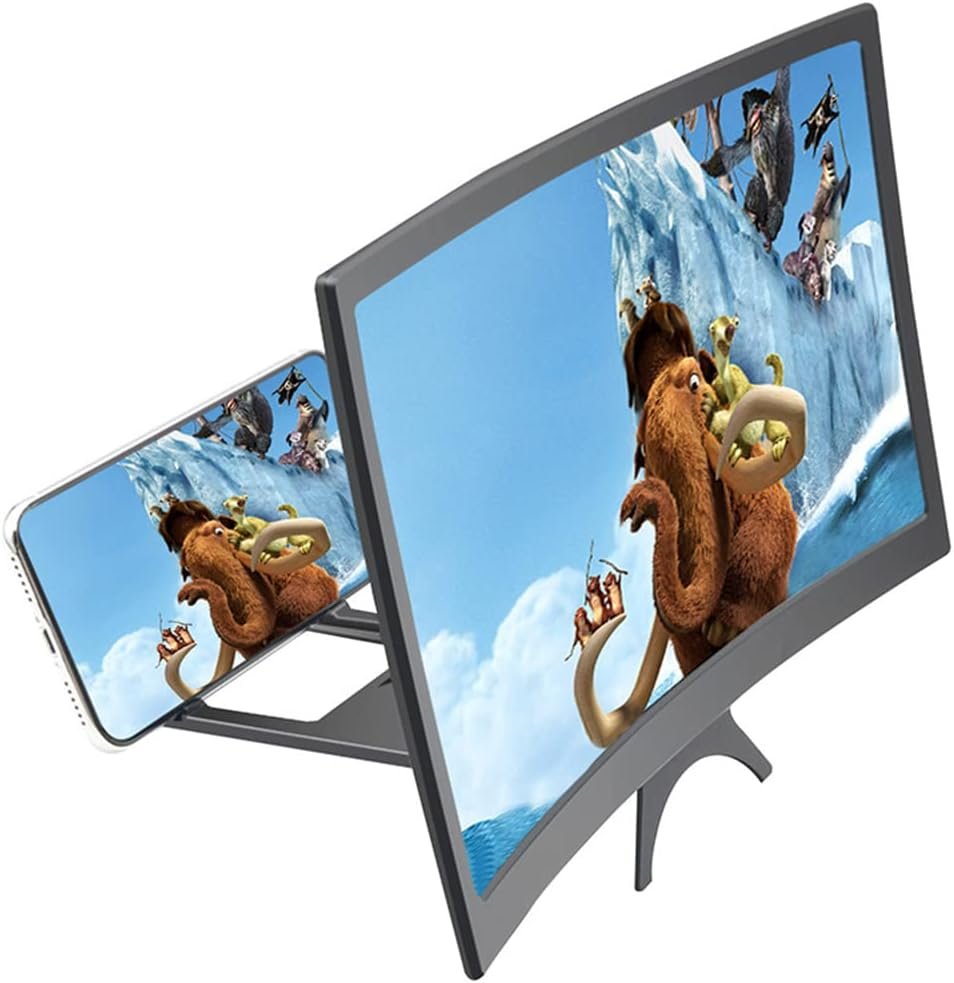 Screen Magnifier for Cell Phone, 12" 3D HD Portable Magnifying