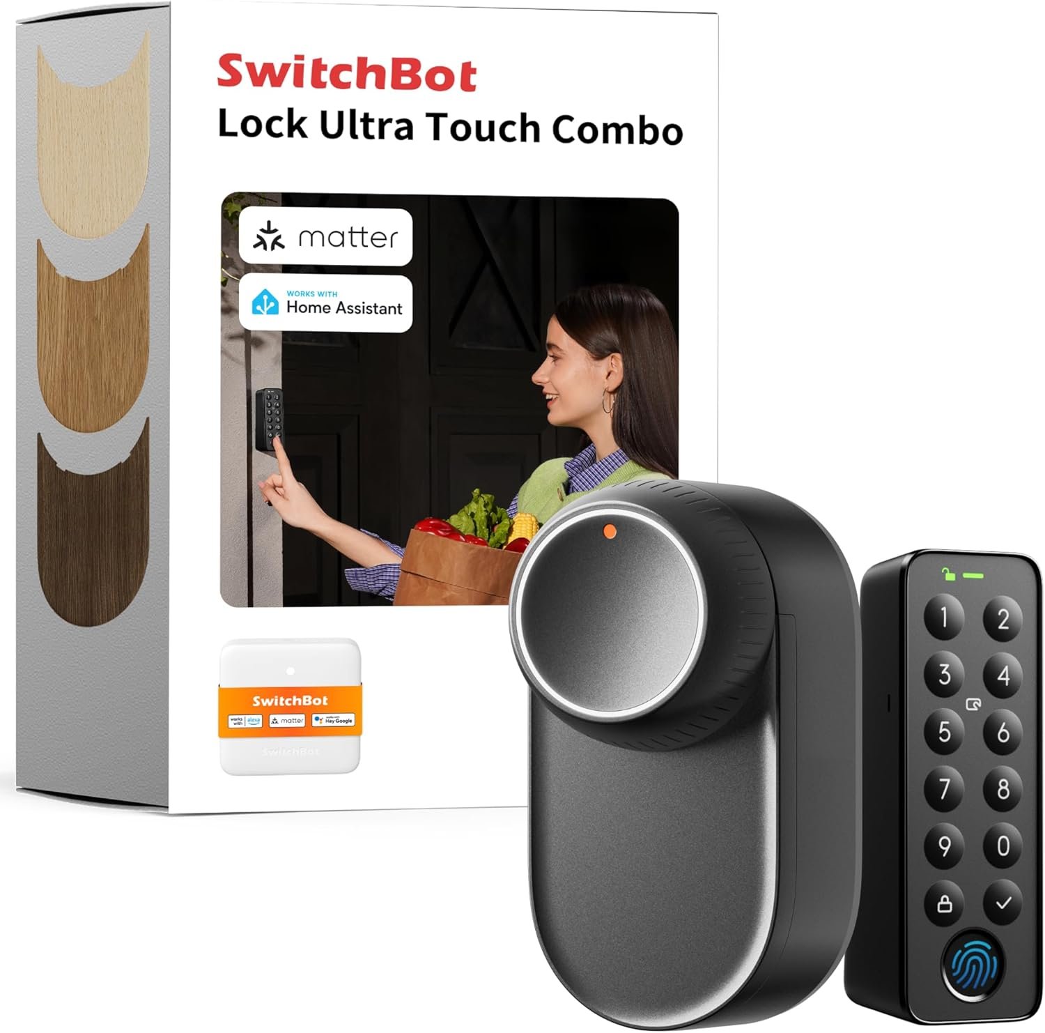 Smart Lock Ultra with Keypad,Fingerprint Door Lock, App Remote Control,