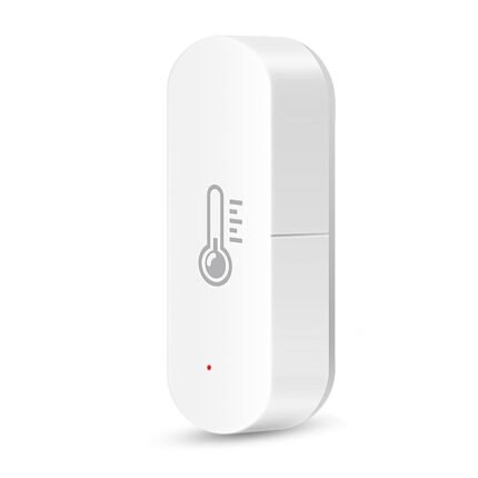 Smart Temperature Humidity Sensor, Tuya WiFi Hygrometer Indoor Monitor with App Alerts, Compatible with Alexa/Google Home, Real-Time Data & Scene Automation (2.4GHz Only)
