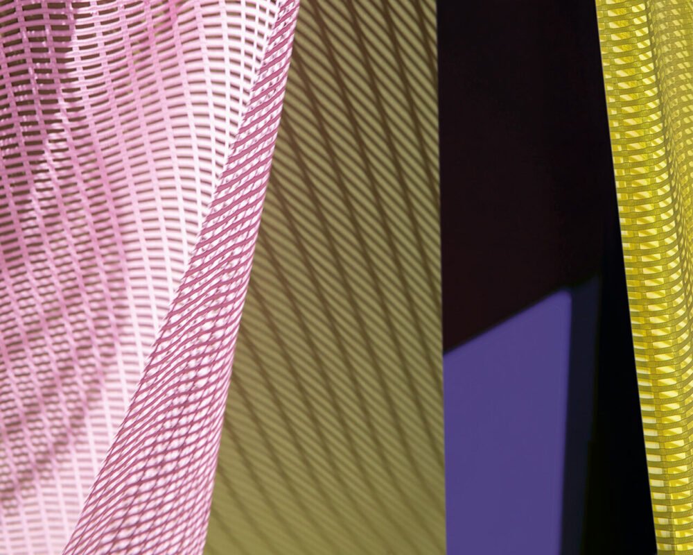 These Multitoned Grid Patterns Bring Depth to Drapes