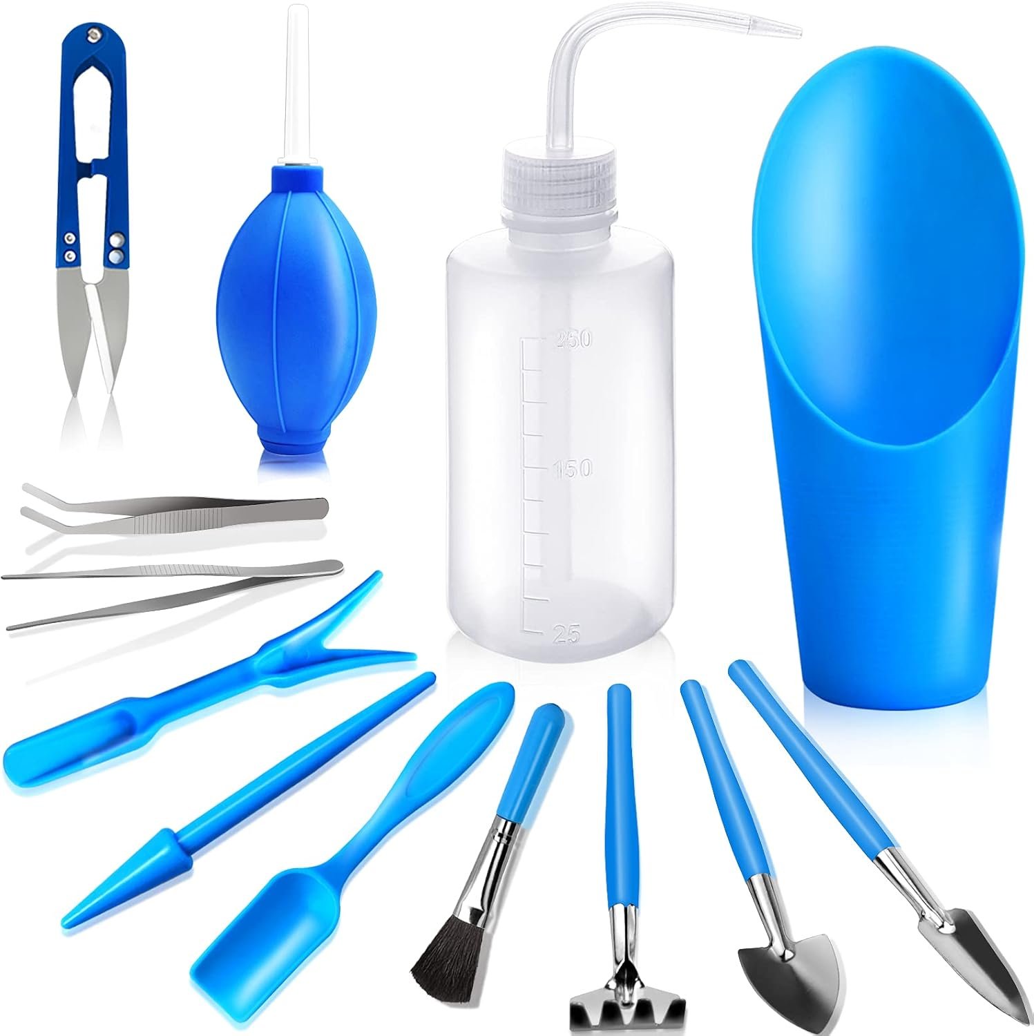 godehone Succulent Tools, 13 Pcs Mini Garden Tool Set, Transplanting