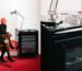 Laila Gohar Designs Black Mirror Rocco Beverage Fridge
