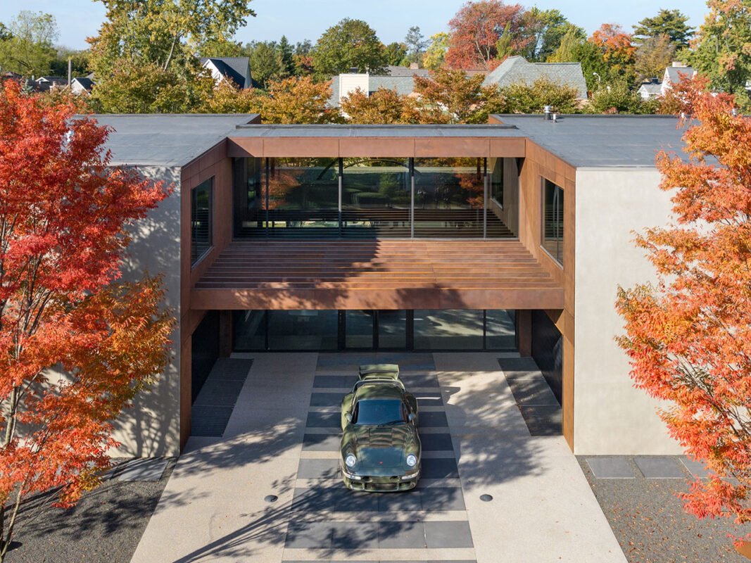 Modern Michigan House Designed Around a Porsche Collection