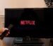 Netflix logo on a TV screen