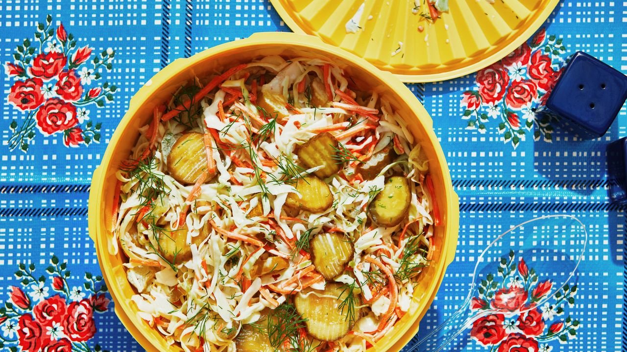 Pickle Coleslaw Recipe | Epicurious