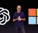 Microsoft CEO Satya Nadella speaks during the OpenAI DevDay event on November 06, 2023 in San Francisco