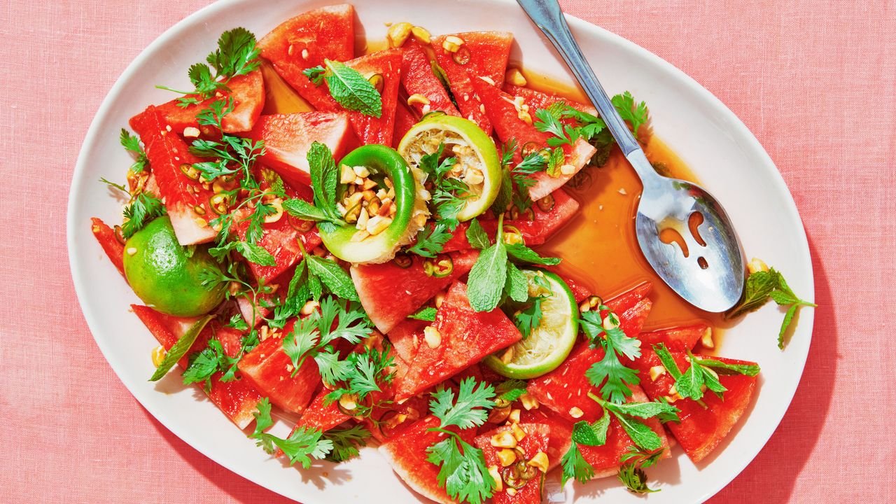Watermelon Som Tam Recipe | Epicurious