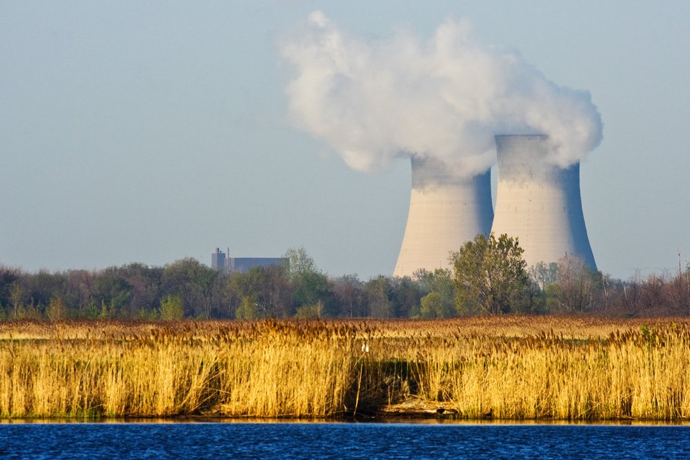 The Enrico Fermi Nuclear Power Plant, Point Mouillee, Rockwood, Michigan