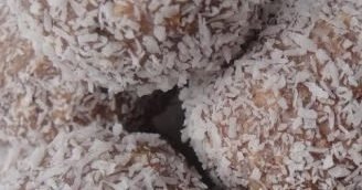 Chocolate coconut truffles