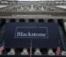 Blackstone Digital Infrastructure Trust Inc. signage during the company's initial public offering (IPO) at the New York Stock Exchange (NYSE) in New York, US, on Thursday, May 14, 2026.