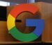 A Google corporate logo stands at the Google Germany offices on August 31, 2021 in Berlin, Germany.
