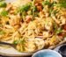 Halloumi, artichoke & rocket linguine recipe
