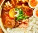 Japanese curry with braised pork, daikon & boiled eggs recipe