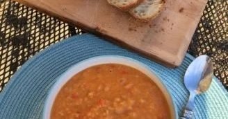 Red lentil soup