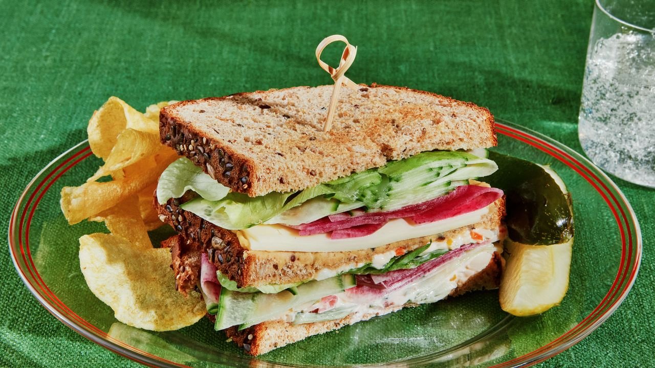 Veggie Club Sandwich Recipe | Epicurious