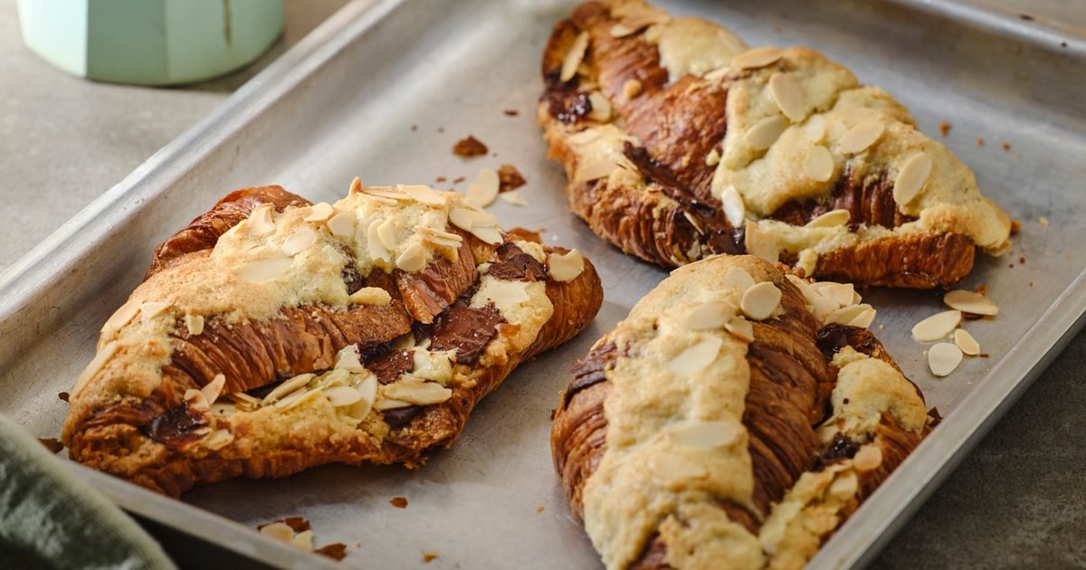 Almond croissants recipe | Good Food
